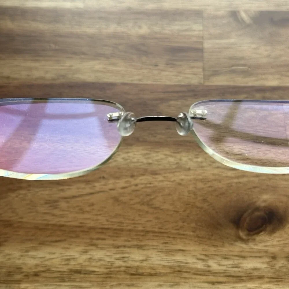 Silhouette Eyeglasses Mod 7395 Frameless Preowned AUTHENTIC TITAN Austria